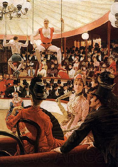 James Jacques Joseph Tissot The Circus Lover France oil painting art